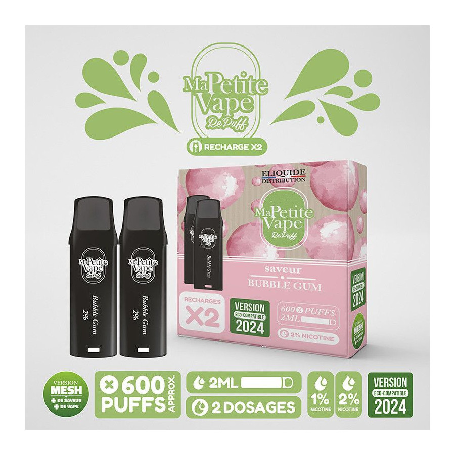 Cartouches RePuff par 2 - Ma Petite Vape