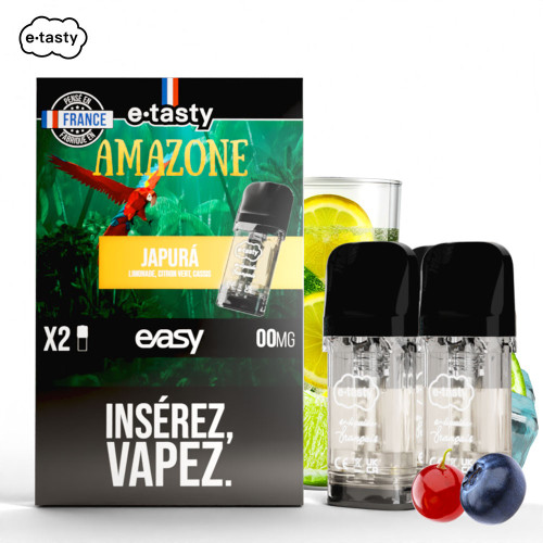 Cartouches Japura Amazone (2pcs) - Easy Pod by E.Tasty