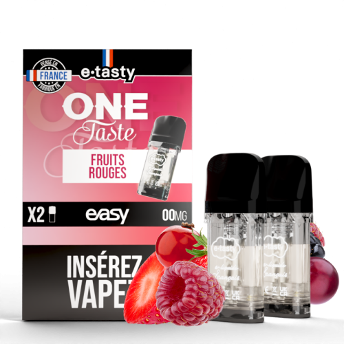 Cartouches Fruits Rouges One Taste (2pcs) - Easy Pod by E.Tasty
