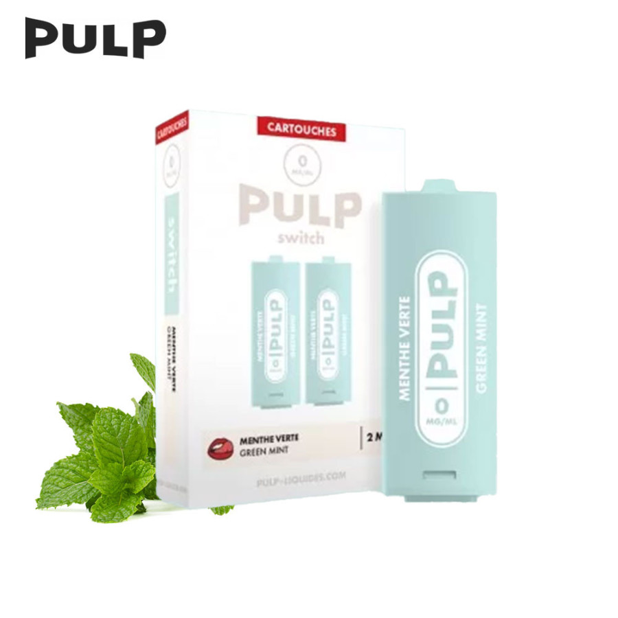 Cartouche Menthe Verte 2ml (2pcs) - Pod Switch by Pulp