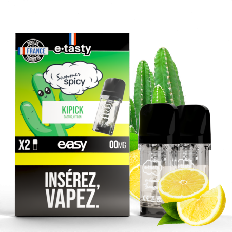 Cartouches Kipick Summer Spicy (2pcs) - Easy Pod by E.Tasty