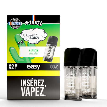 Cartouches Kipick Summer Spicy (2pcs) - Easy Pod by E.Tasty