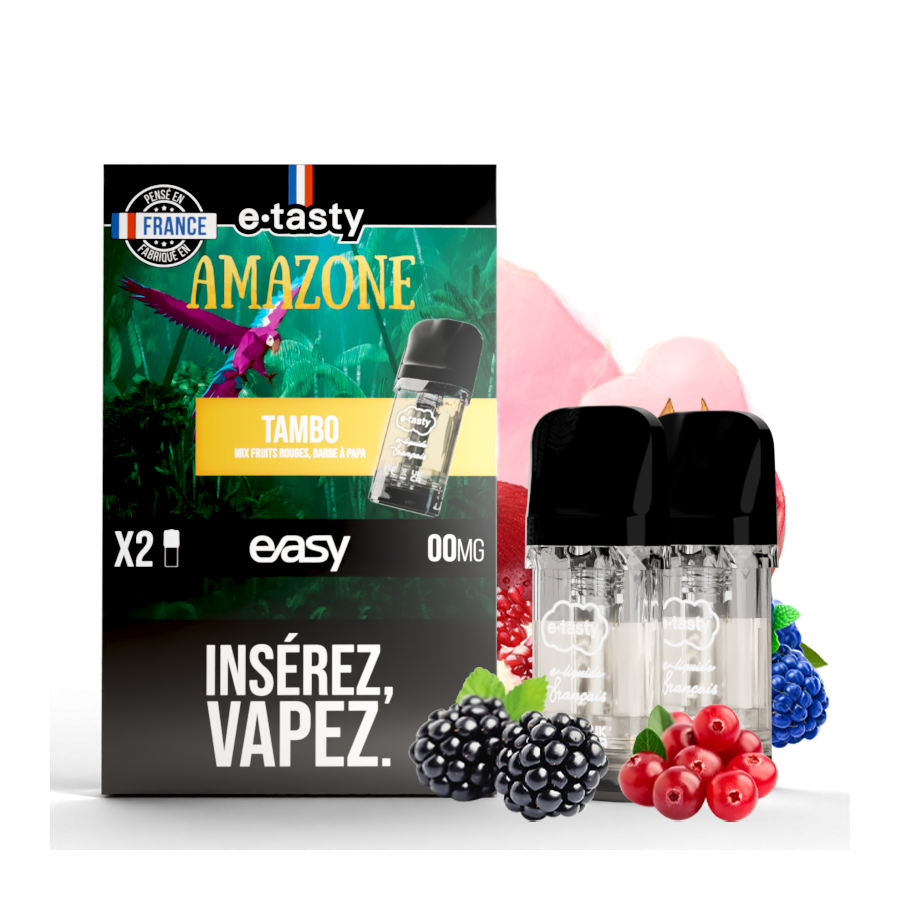 Cartouches Tambo Amazone (2pcs) - Easy Pod by E.Tasty