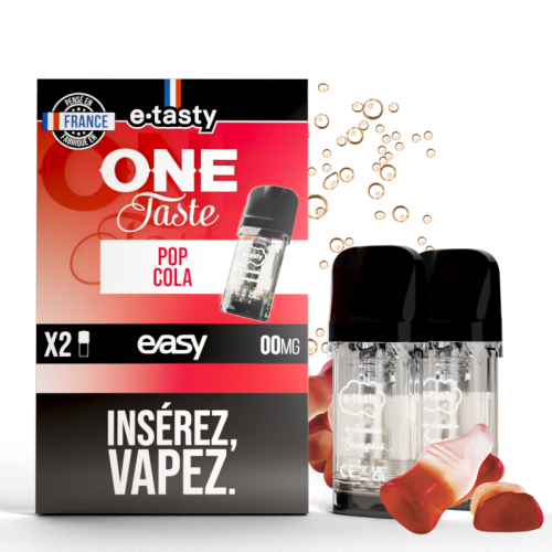 Cartouches Pop Cola One Taste (2pcs) - Easy Pod by E.Tasty