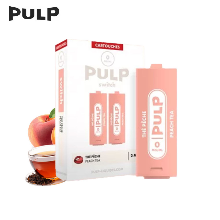 Cartouche Thé Pêche 2ml (2pcs) - Pod Switch by Pulp