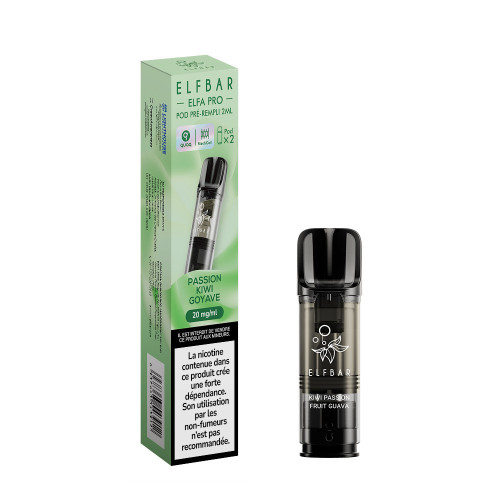 Pack De 2 Pods Elfa Pro Passion Kiwi Goyave