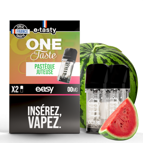 Cartouches Pastèque Juteuse One Taste (2pcs) - Easy Pod by E.Tasty
