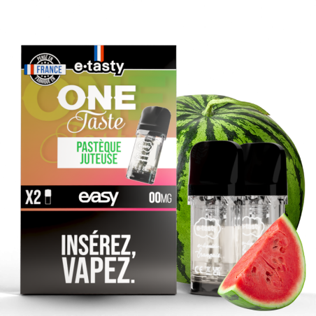 Cartouches Pastèque Juteuse One Taste (2pcs) - Easy Pod by E.Tasty