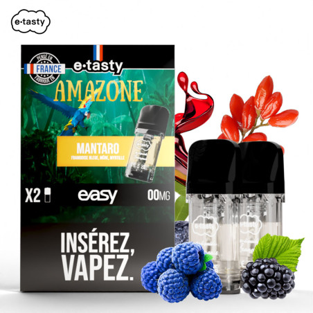 Cartouches Mantaro Amazone (2pcs) - Easy Pod by E.Tasty