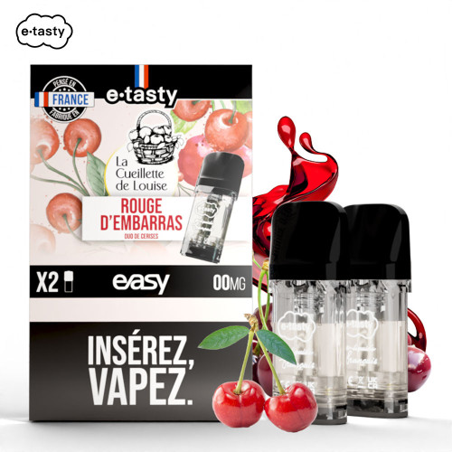 Cartouches Rouge d'Embarras La Cueillette De Louise (2pcs) - Easy Pod by E.Tasty