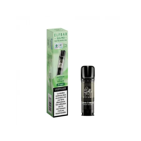 Pack De 2 Pods Elfa Pro Myrtille Framboise Acidulées