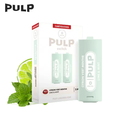 Cartouche Citron Vert Menthe 2ml (2pcs) - Pod Switch by Pulp