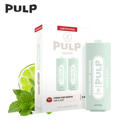 Cartouche Citron Vert Menthe 2ml (2pcs) - Pod Switch by Pulp