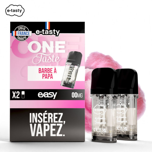 Cartouches Barbe à Papa One Taste (2pcs) - Easy Pod by E.Tasty