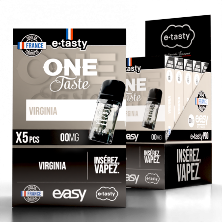 Cartouches Virginia One Taste (2pcs) - Easy Pod by E.Tasty