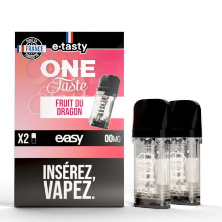 Cartouches Fruit Du Dragon One Taste (2pcs) - Easy Pod by E.Tasty