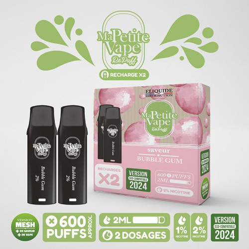 Re Puff Framboise Bleue Glacée Ma Petite Vape 600 - Ma Petite vape
