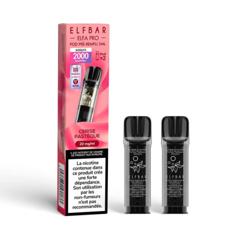 Cartouches ELFA Pro 2ml/ par 2 - Elfbar