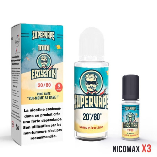 Pack Base EASY2MIX Mini 20/80 Supervape
