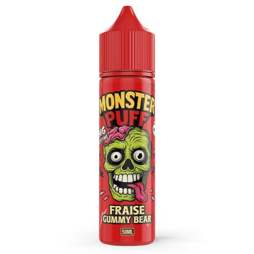 Fraise Gummy Bear Monster Puff