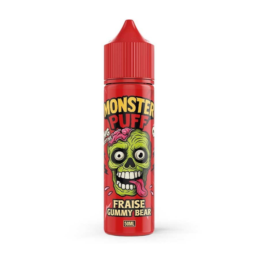 Fraise Gummy Bear Monster Puff