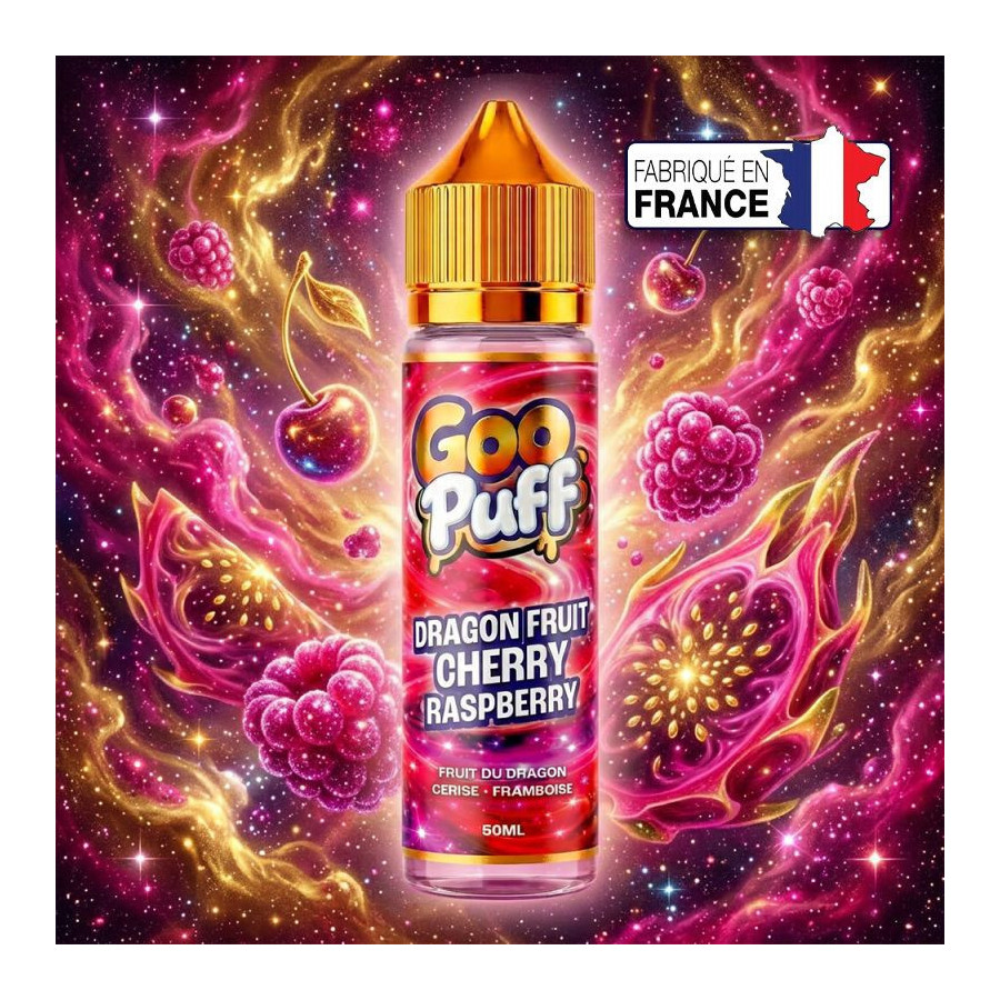 Goo Puff Dragon Fruit Cherry Raspberry