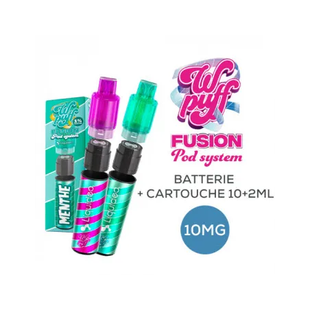 Kit Fusion Pod System (Cartouche 10+ ) 1% Fruits Rouges