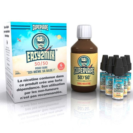Base 200ml EASY2MIX 50/50 - SuperVape by Le French Liquide
