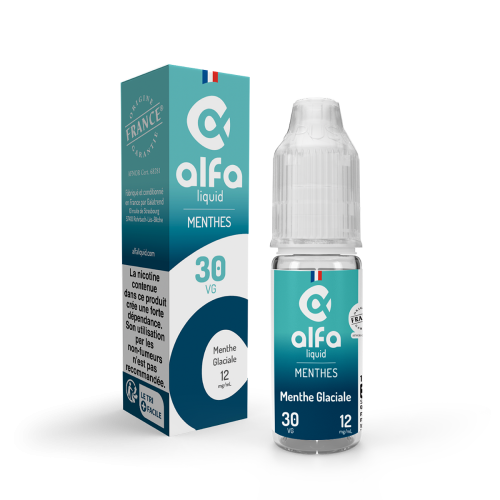 Menthe Glaciale 70/30 Menthes Alfaliquid 10ml - 12 mg