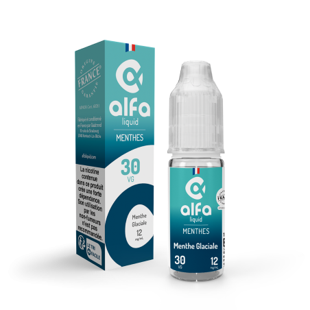Menthe Glaciale 70/30 Menthes Alfaliquid 10ml - 12 mg