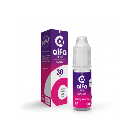 Candy Violette 70/30 Bonbons Alfaliquid 10ml - 12 mg
