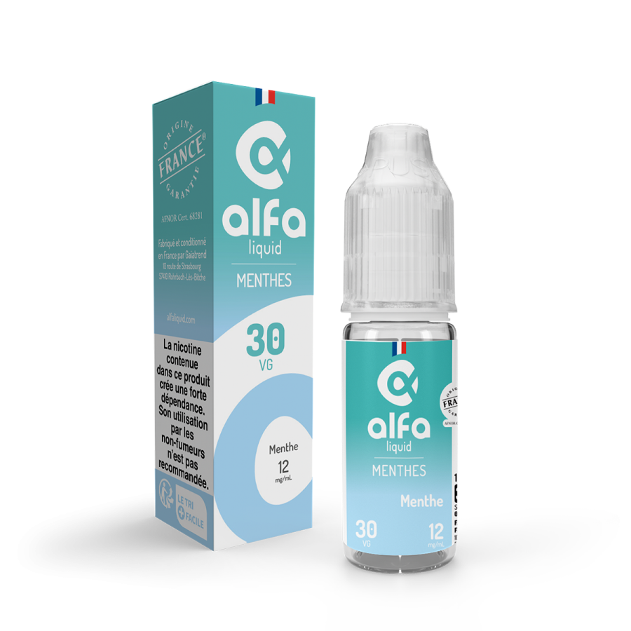 Menthe 70/30 Menthes Alfaliquid 10ml - 12 mg