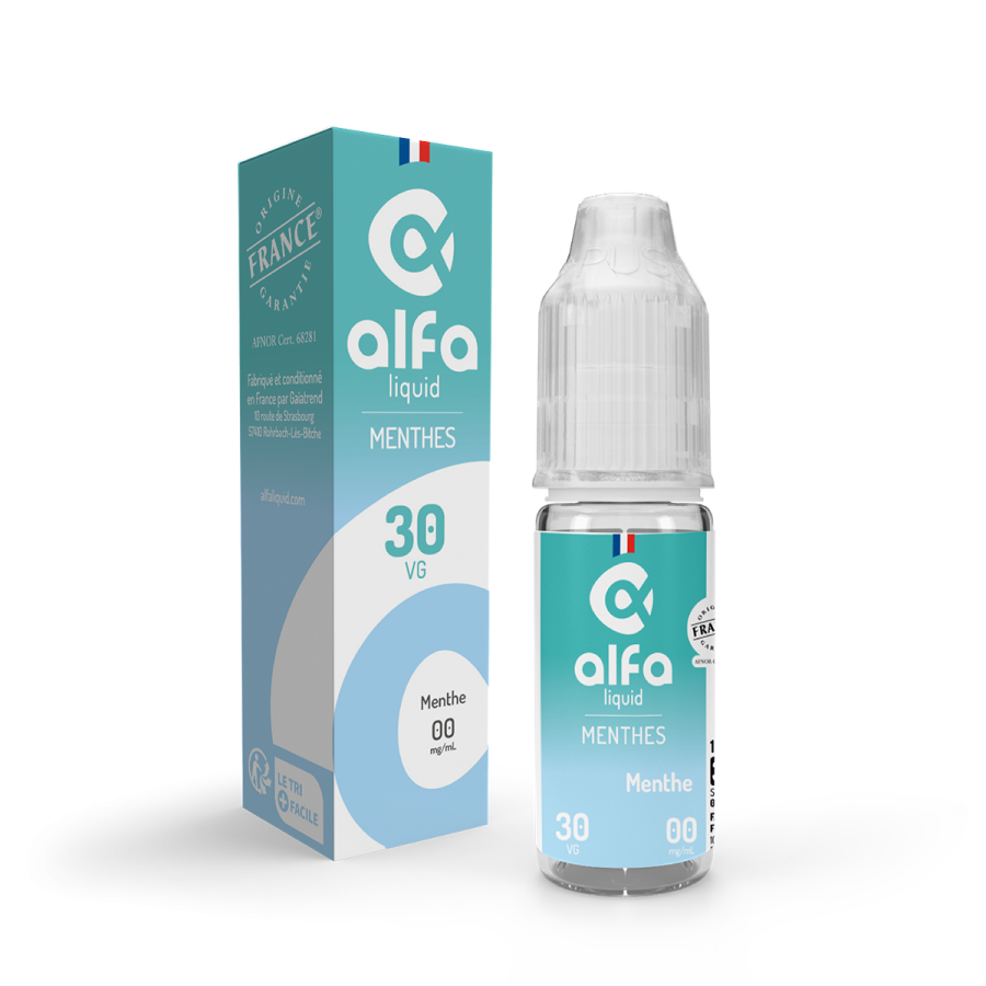 Menthe 70/30 Menthes Alfaliquid 10ml - 00 mg