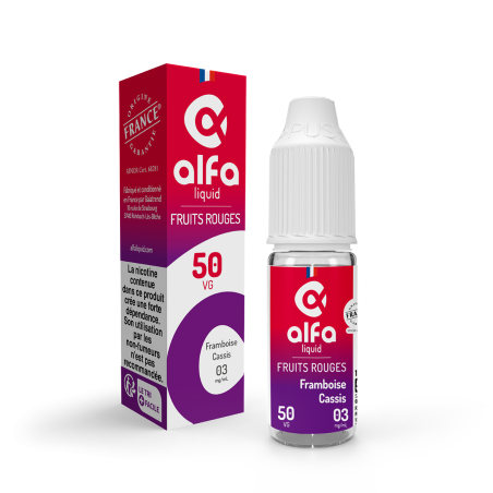 Cassis 70/30 Fruits Rouges Alfaliquid 10ml - 06 mg