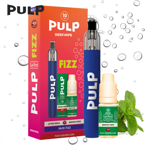 Starter kit Fizz Menthe Verte 10ml - Refill M2 by Pulp