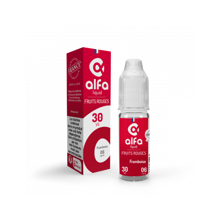 Framboise 70/30 Fruits Rouges Alfaliquid 10ml - 06 mg