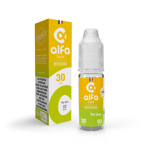 The Vert Menthe 70/30 Boissons Alfaliquid 10ml