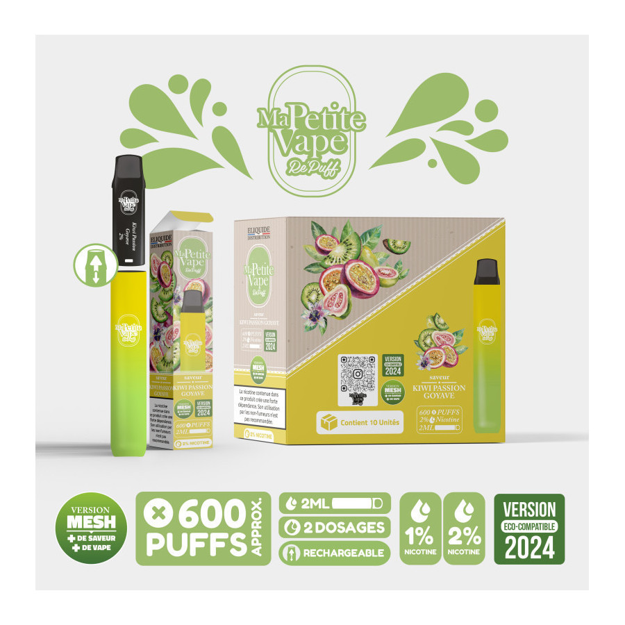 Kiwi, Passion, Goyave