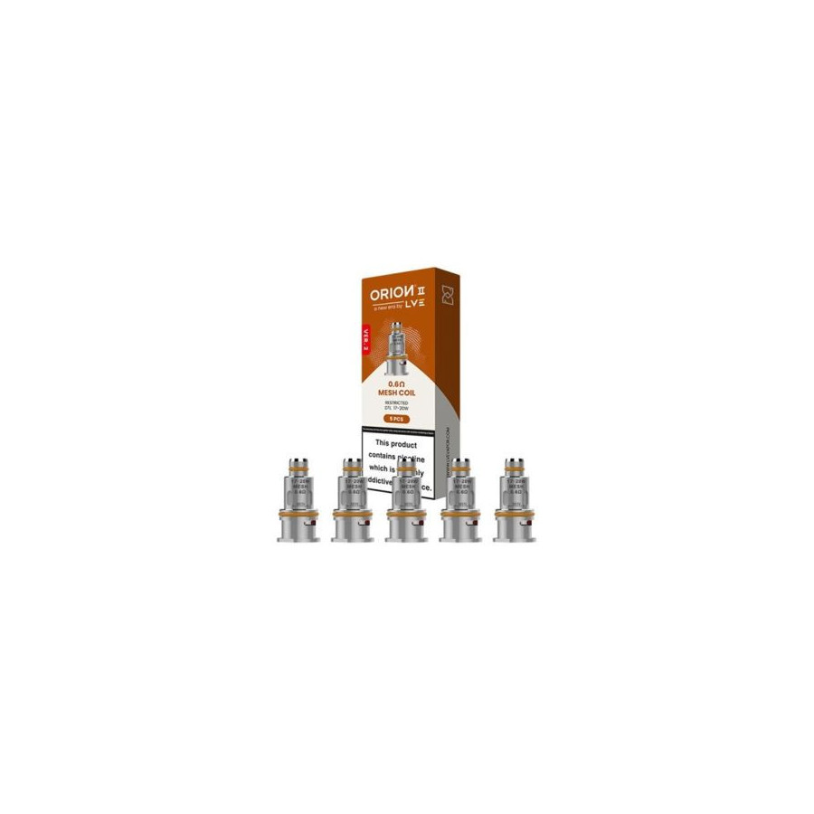 LVE Résistances Orion II Pro 0.4 0.6 0.8Ω x5