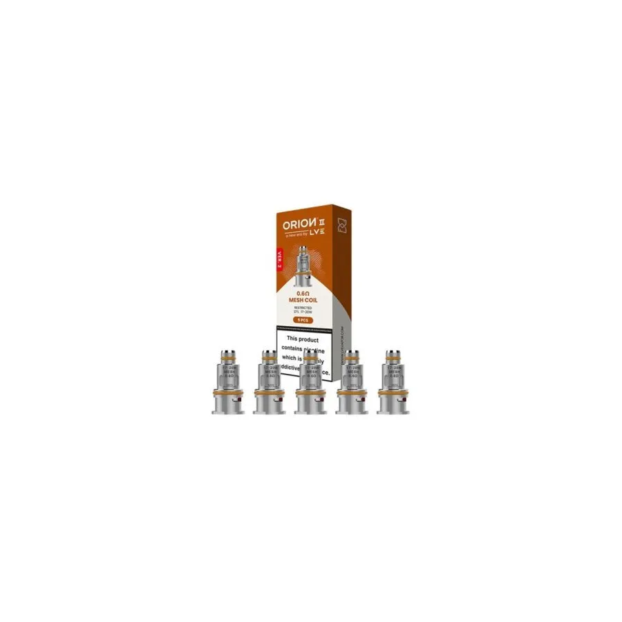 LVE Résistances Orion II Pro 0.4 0.6 0.8Ω x5