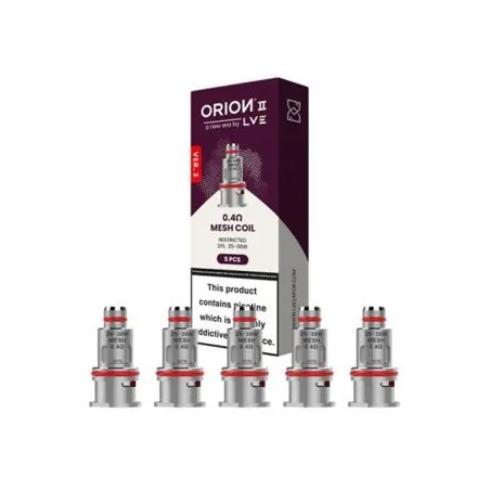 LVE Résistances Orion II Pro 0.4 0.6 0.8Ω x5