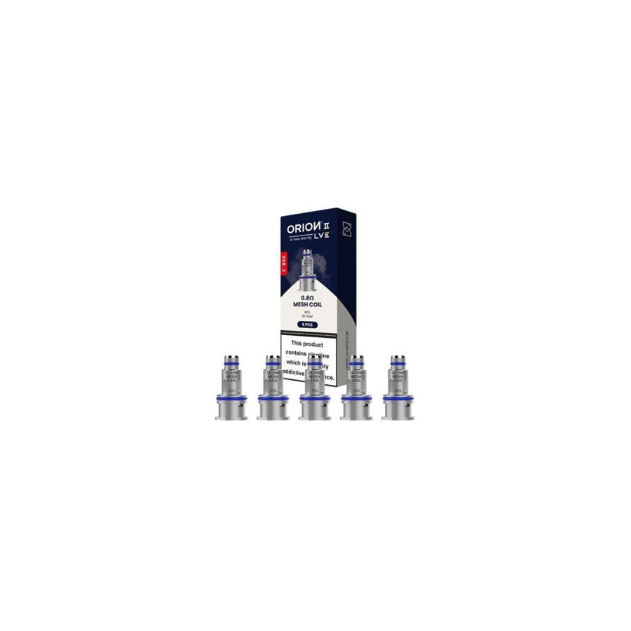 LVE Résistances Orion II Pro 0.4 0.6 0.8Ω x5