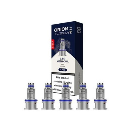 LVE Résistances Orion II Pro 0.4 0.6 0.8Ω x5