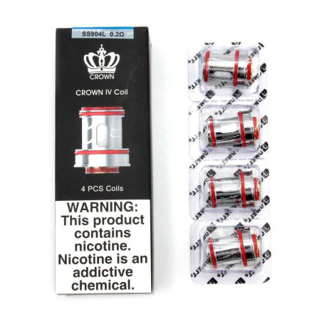 Uwell Résistances Crown IV Dual SS904L x