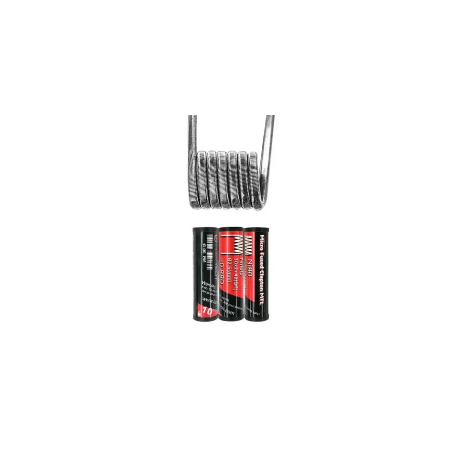 Fumytech Résistances Micro Fused Clapton MTL Pre montée