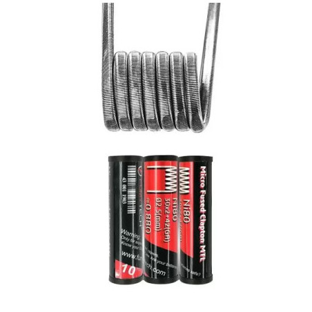 Fumytech Résistances Micro Fused Clapton MTL Pre montée