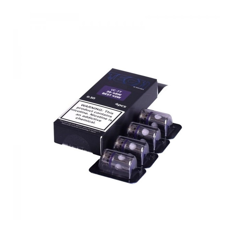 Résistances VC Temp Tech Series par 4 Vaperz Cloud