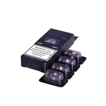 Résistances VC Temp Tech Series par 4 Vaperz Cloud
