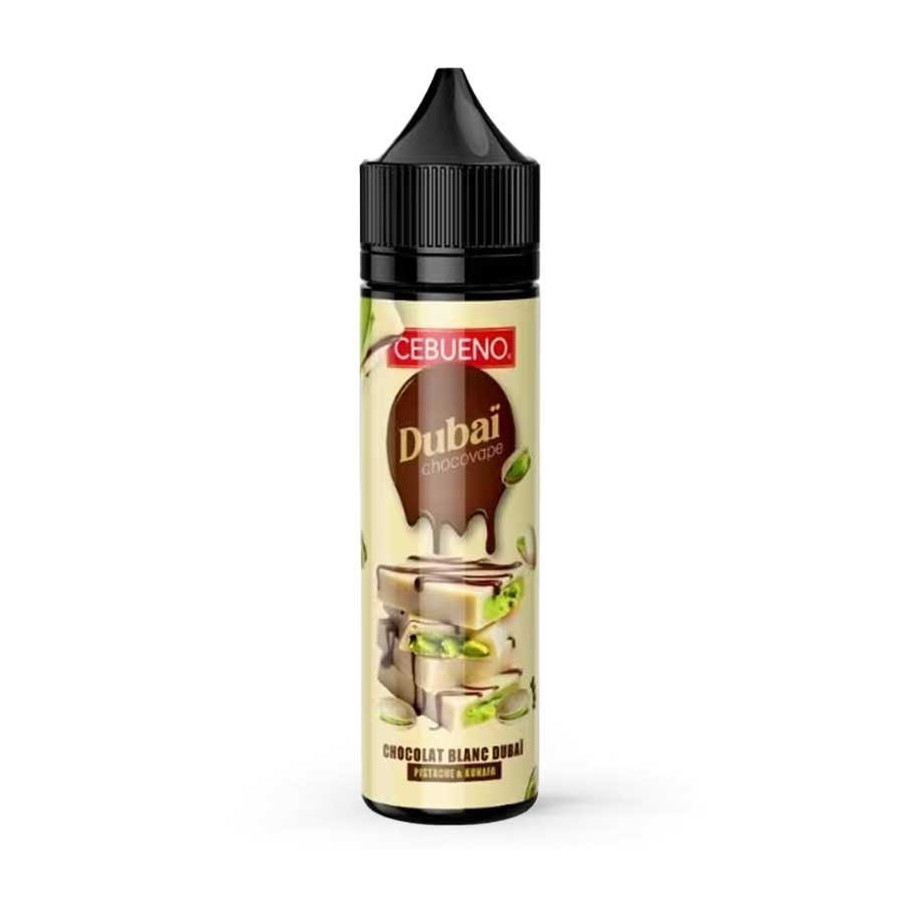 Dubaï Chocovape White 0mg 100ml - Cebueno