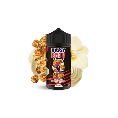 E liquide Pop Corn Toffee Caramel 200ml Biggy Bear